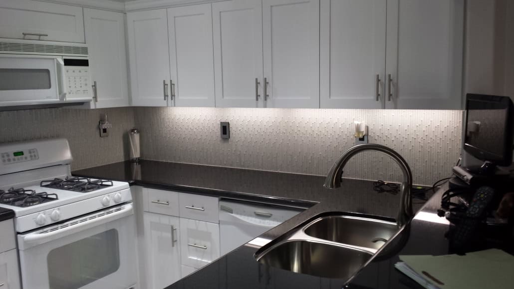 Completed water damage restoration repairs and reconstruction in Newport Beach